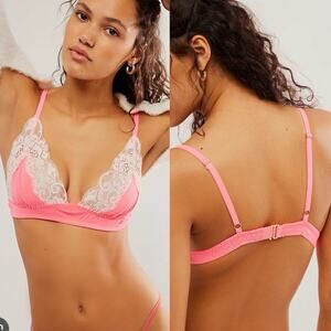 HAH On The Double Bralette in Bubblegum XS NWT